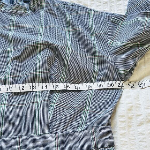 Who What Wear Sz XL Micro Houndstooth Asymmetrical Dress Preppy Career Modest - Picture 13 of 15